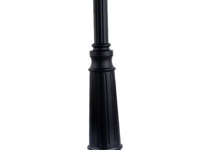 Kichler 9523 BKT Textured Black Cast Aluminum Post