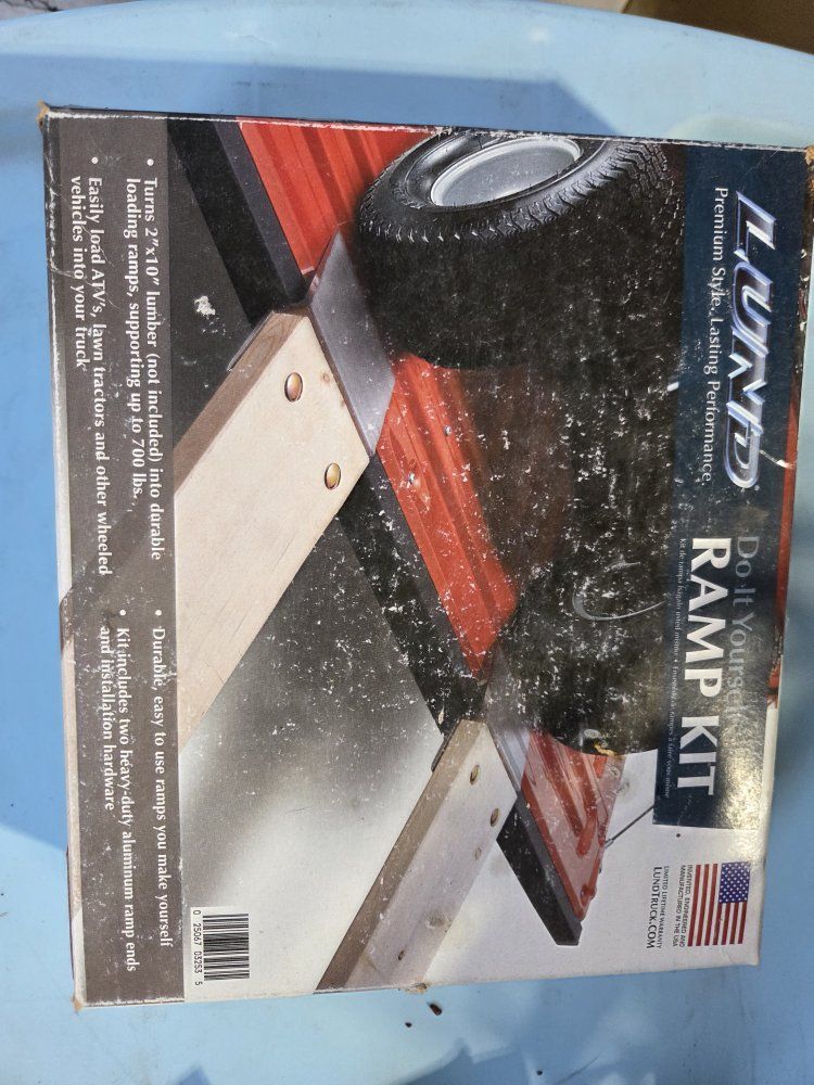 LUND Do It Yourself Ramp Kit - Aluminum Loading Ramps for ATV/Lawn Tractors (Up to 700 lbs)