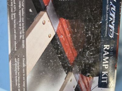 LUND Do It Yourself Ramp Kit - Aluminum Loading Ramps for ATV/Lawn Tractors (Up to 700 lbs)