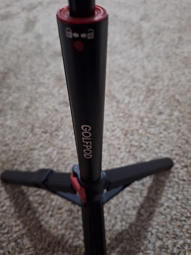 GOLFPOD Golf Stand Tripod Black