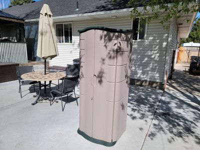 Outdoor Vertical Storage Shed