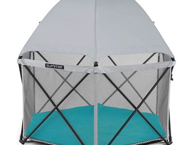 Summer Infant Pop ‘n Play SE Hex Playard, 6-Sided Playpen