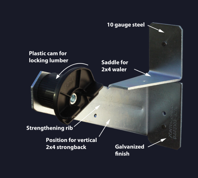 ICF Zont / Zuckle Bracing System
