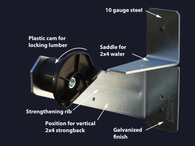 ICF Zont / Zuckle Bracing System