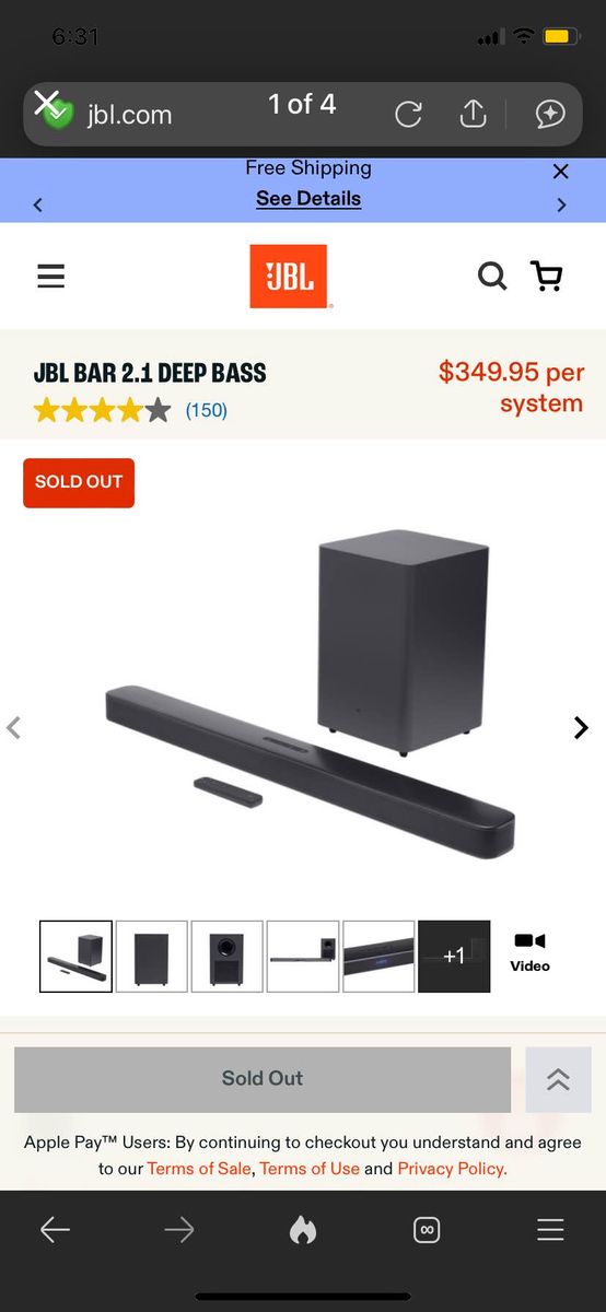 JBL Speaker Bar deepbase