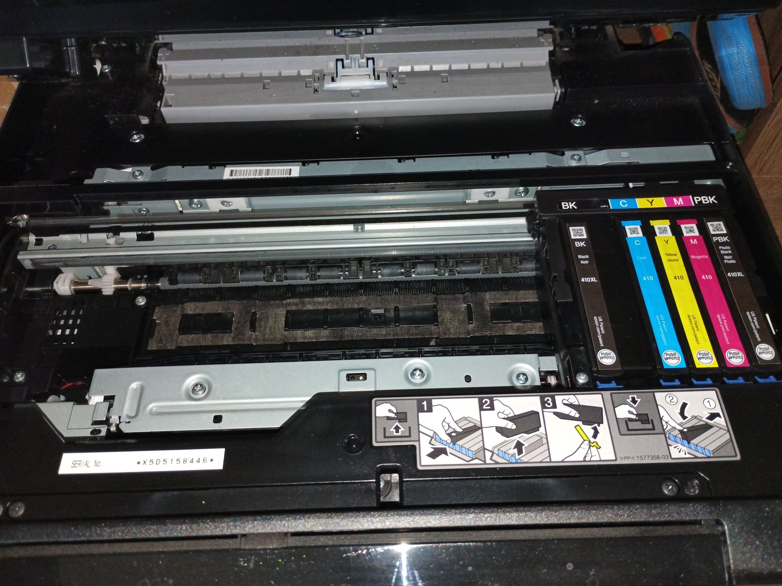 Epson XP-7100 Printer WiFi CDs Scan Copy Digital SD Card Reader