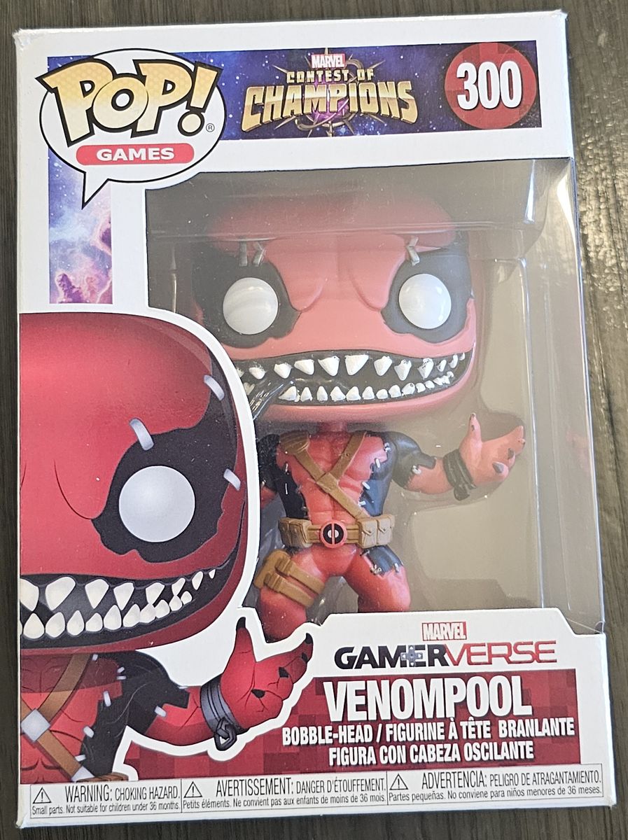 Funko Pop! Games: Marvel Contest of Champions #300 Venompool Bobble-Head