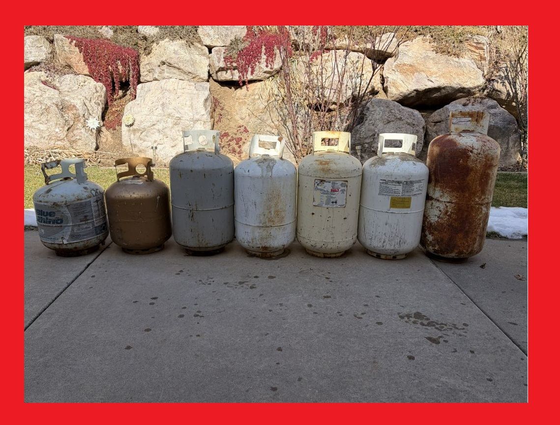 LP Gas Propane Tanks For Various Welding Projects