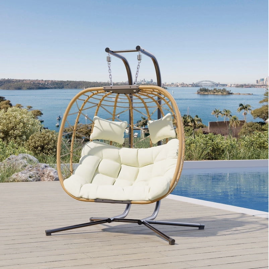 New in Box! Wicker Swing Egg Chair Hammock