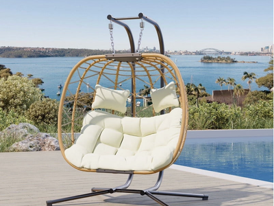 New in Box! Wicker Swing Egg Chair Hammock