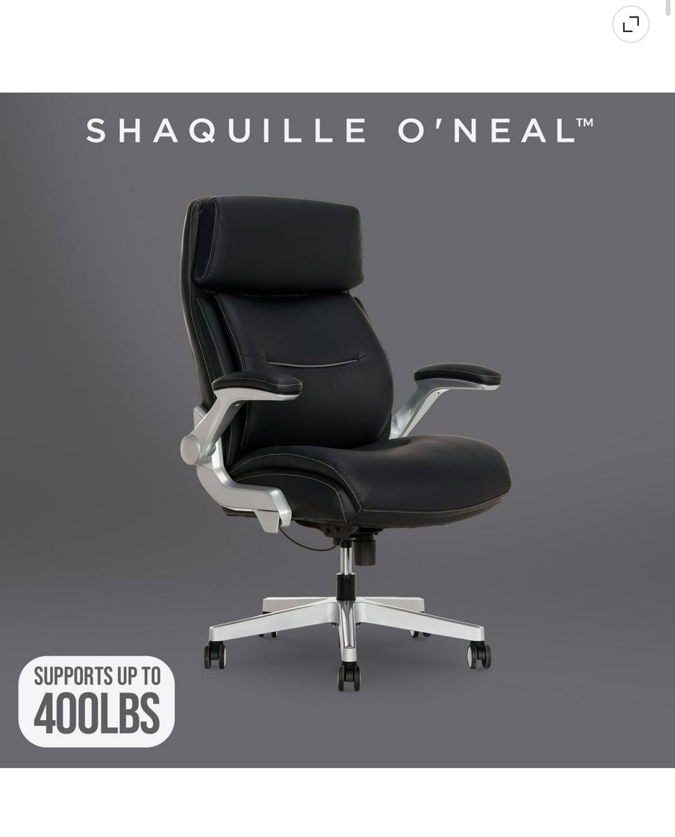 New! Shaquille O'Neal Cenzo Executive Ergonomic Office Chair Black