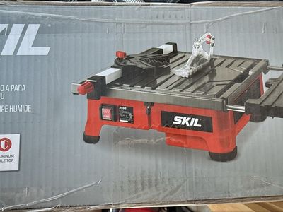 SKIL 3550-02 5.0 Amp 7-inch Wet Tile Saw with HydroLock System & Aluminum Table Top