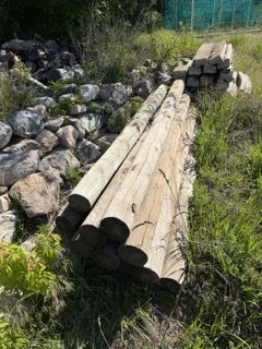 Bundle of 11, 8ft Utility Posts