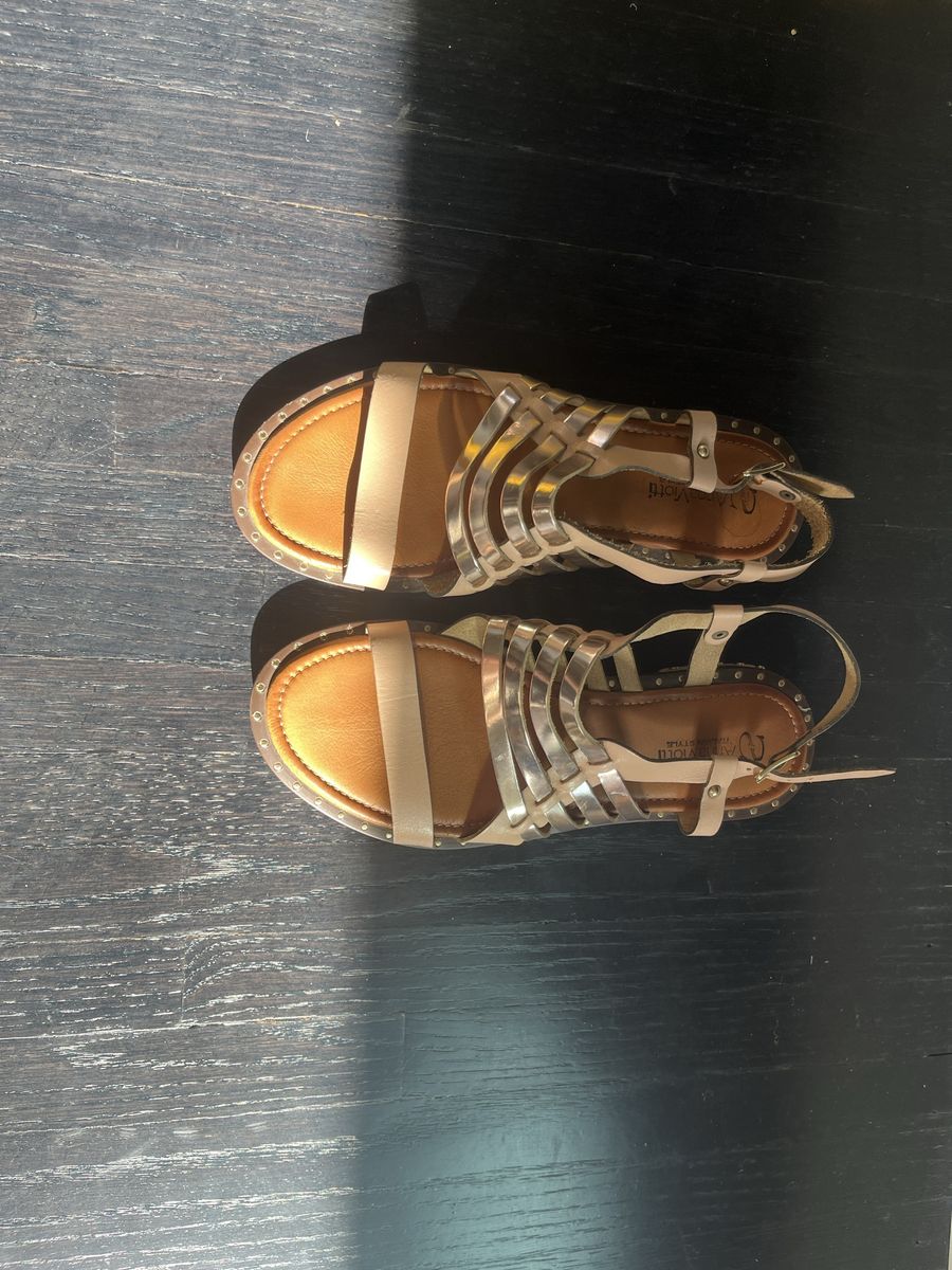 Gold Gladiator Sandals for Women