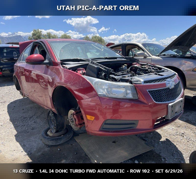 2013 Chevrolet Cruze Parts - UTPAP Orem