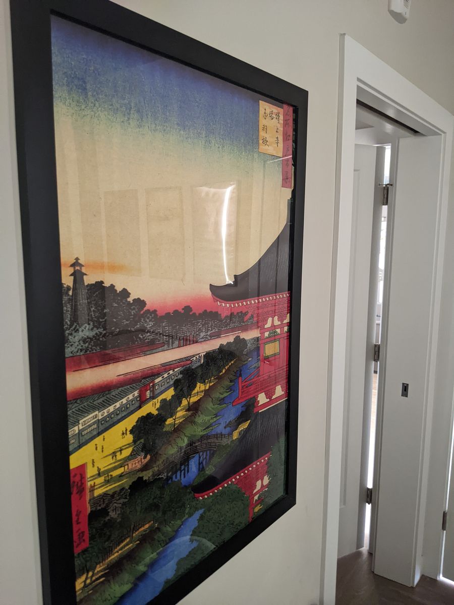 Large Framed art - Japanese Print