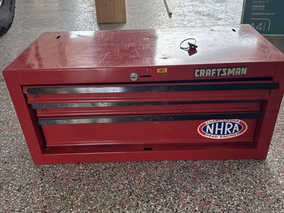 Craftsman Red 3-Drawer Portable Tool Box Chest with Keys