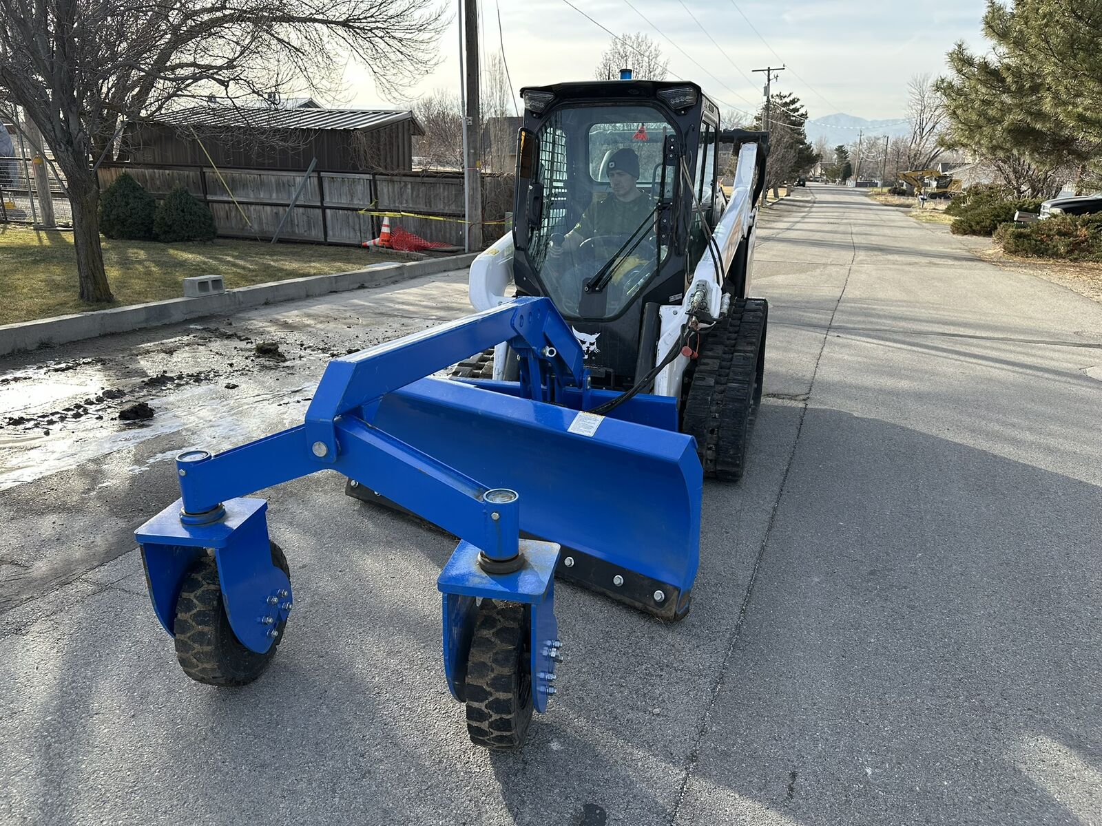 2024 Top Cat SSSG72 – 72" Skid Steer Grader – Like New – $2,900 OBO