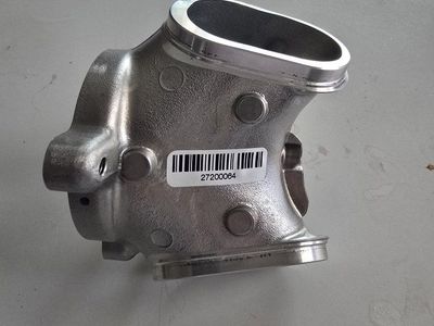 Metal intake Auto Part Component with Barcode 27200064