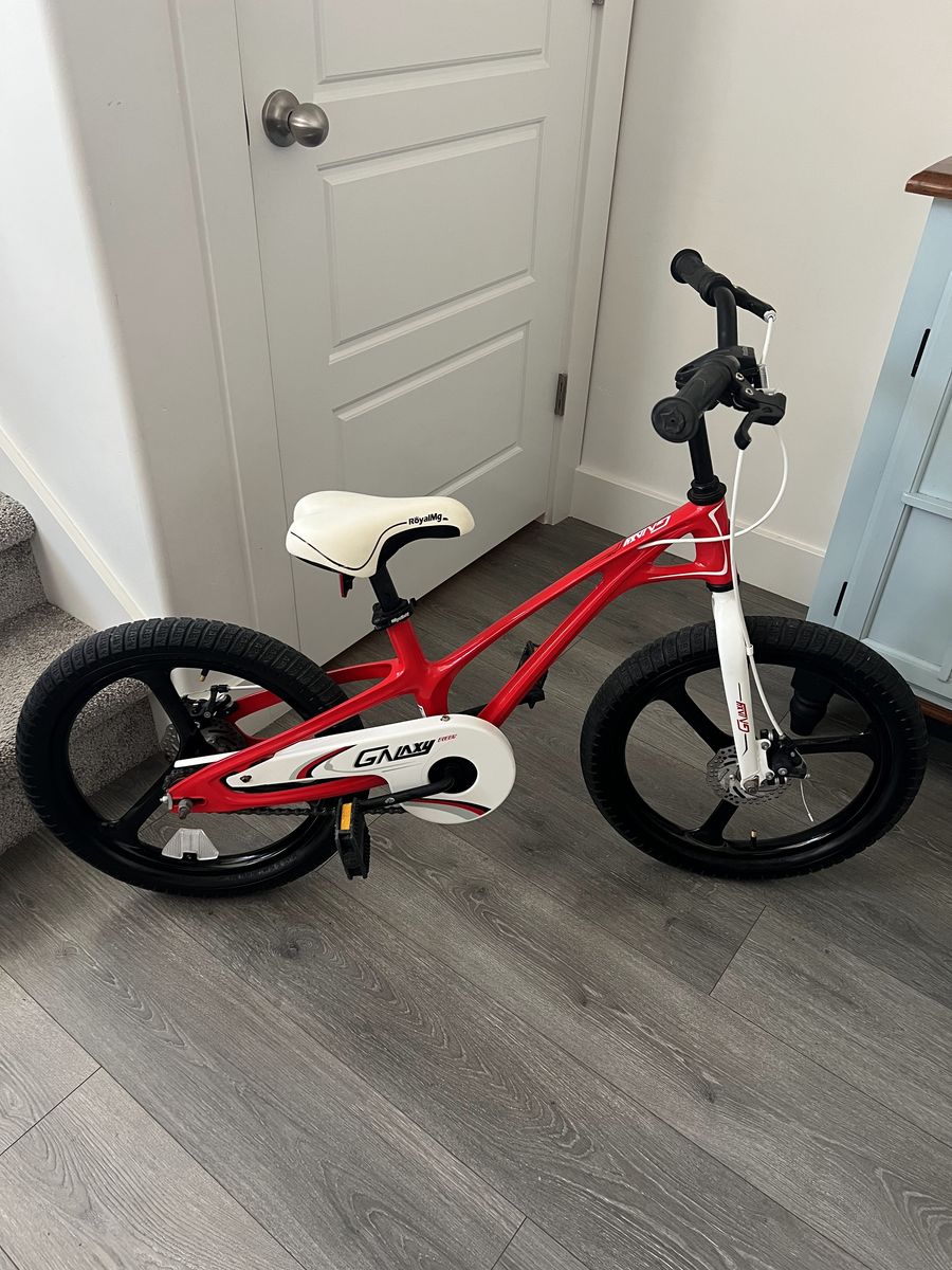 RoyalBaby Galaxy Fleet 18" Kids Bike - Disc Brakes Front & Rear