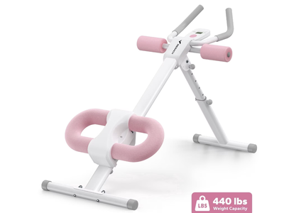 New in Box 440lbs Adjustable Ab Machine Abdominal Trainers for Full Body Workout,