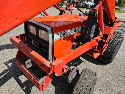 MF 1010 4x4 diesel tractor Starts Easy with Block plug in. with tools to get the job done as a package or sold separately.
