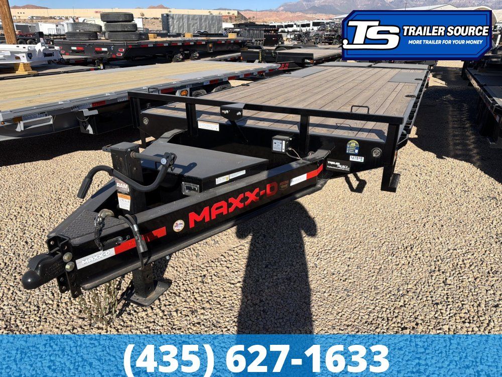8.5x24 Maxx-D DOX Equipment Trailer - 17.5K GVWR Dovetail, Max Ramps
