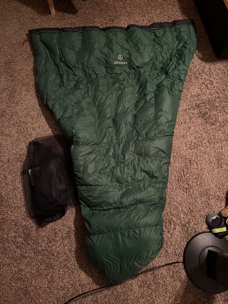 Brand New Zenbivy Light Quilt Convertible 25° Down size Regular