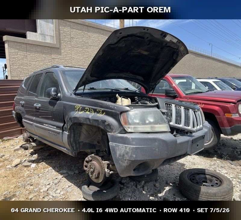 2004 Jeep Grand Cherokee WJ Parts - UTPAP Orem