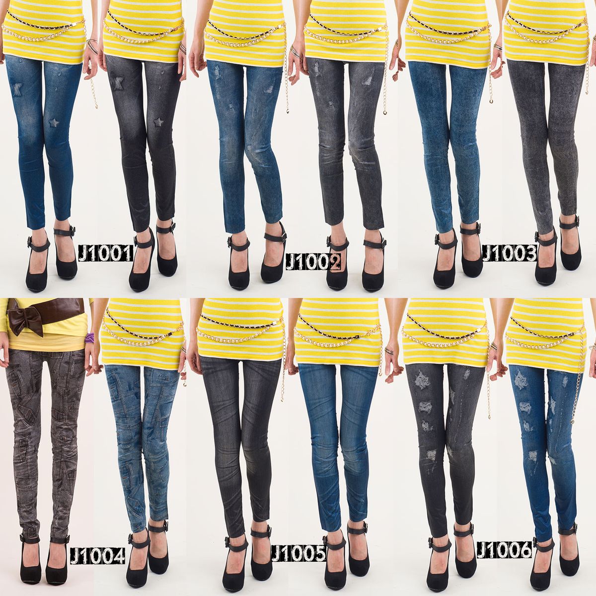 $10 (10pc) - Junior's Denim Jeans Skinny Leggings