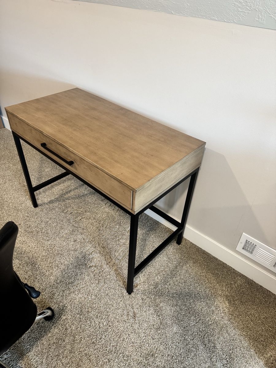 Desk with chair
