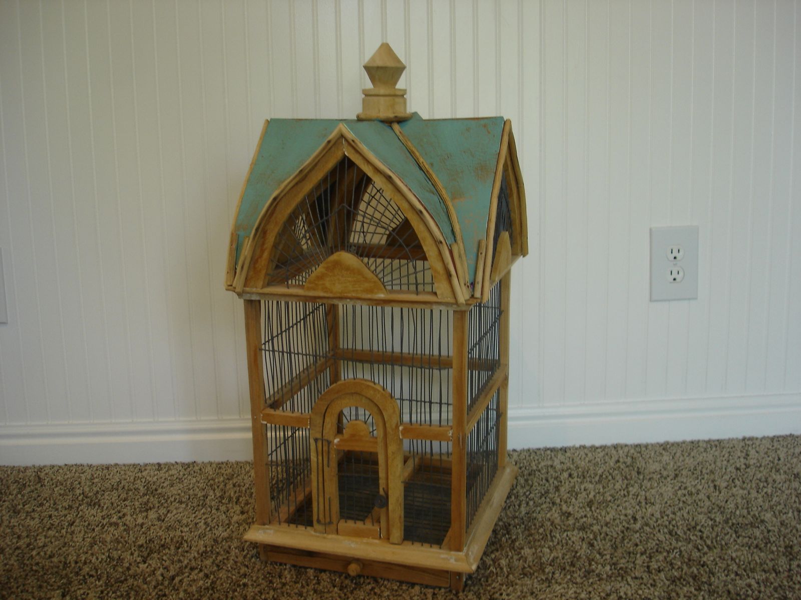 Vintage Birdcage – Charming Decorative Piece - Perfect for farmhouse, shabby chic, or antique-inspired décor lovers!