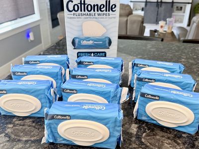 Cottonelle Fresh Care Flushable Wipes - 10 Packs, 560 Total Wipes - NEW, Sealed