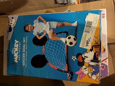 Disney Mickey And Friends Soccer Goal Set