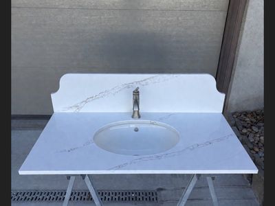 41 1/4 Quartz bathroom