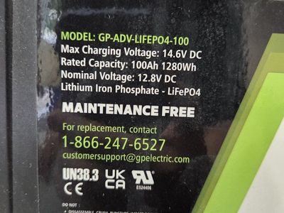 100 ah rv lithium 12v