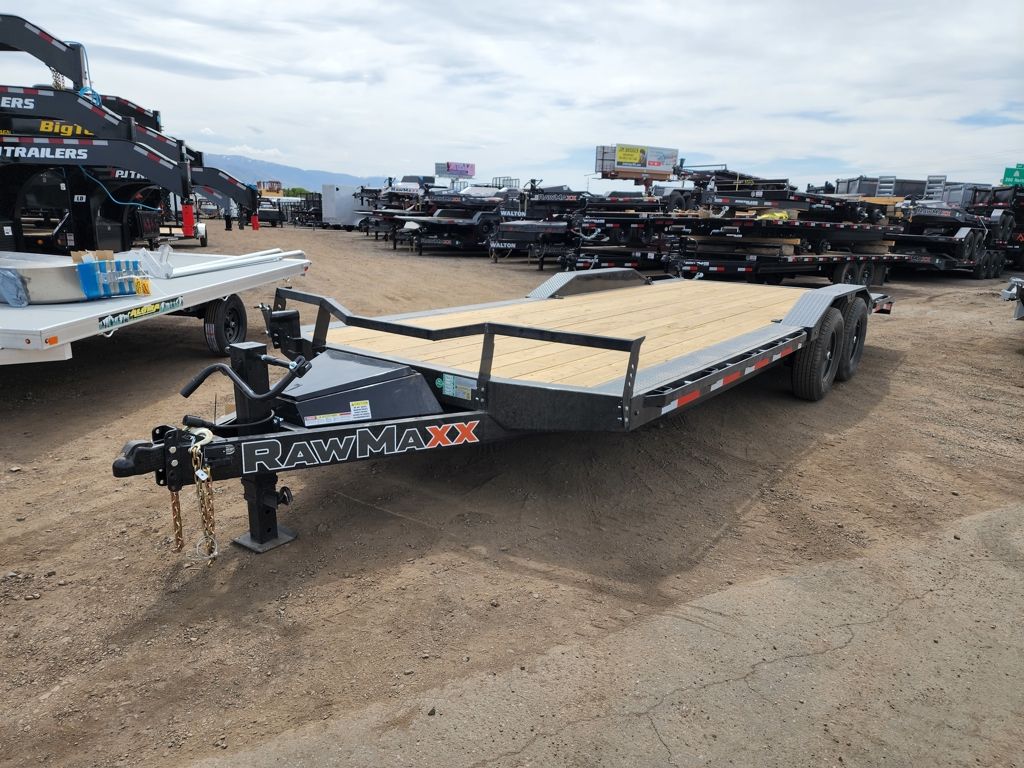 2026 RawMaxx 8.5X22 ECX 14K Car Hauler Flatdeck Eq