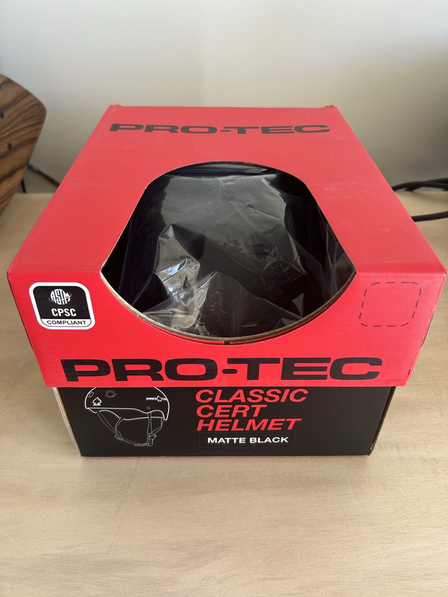 Pro-Tec Classic Cert Helmet - Matte Black Skate/Bike Helmet