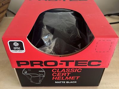 Pro-Tec Classic Cert Helmet - Matte Black Skate/Bike Helmet