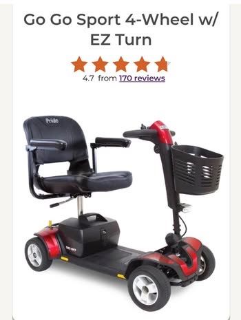 Medical Scooter - Pride GoGo Electric Scooter PRICE REDUCED!!