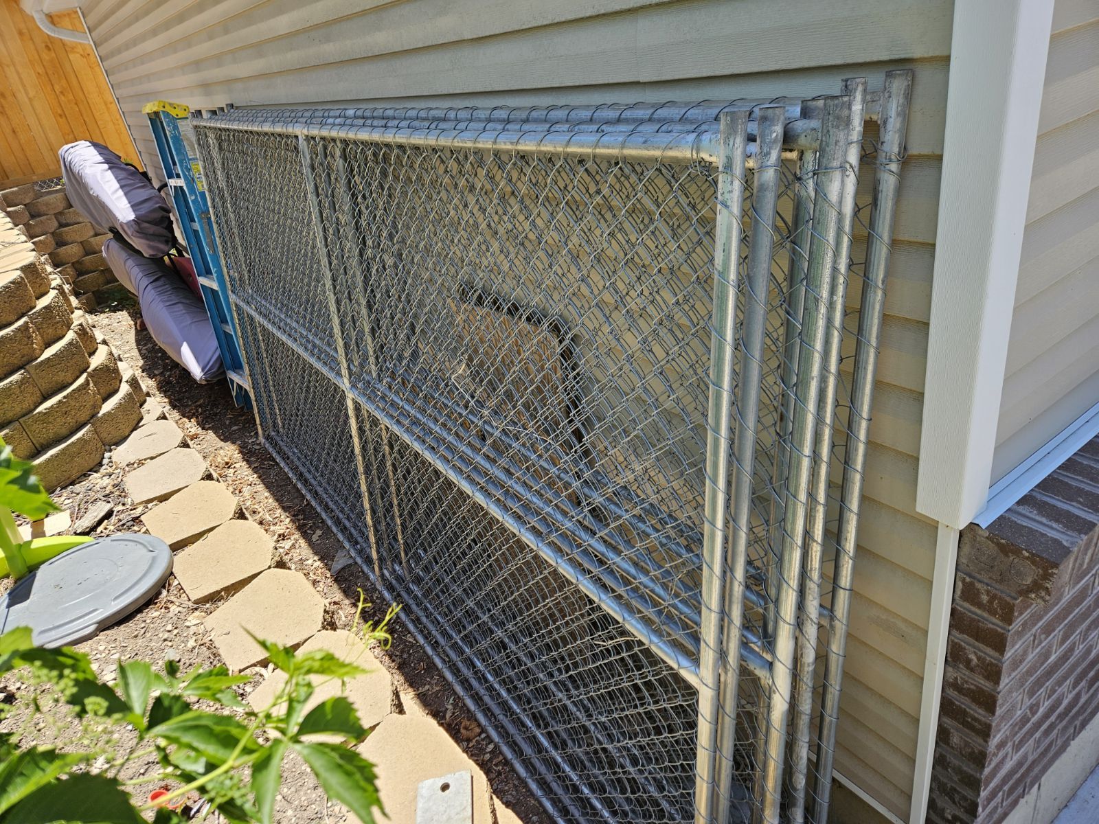 Chain Link Fence - 6 Temporary Panels 6'x12'