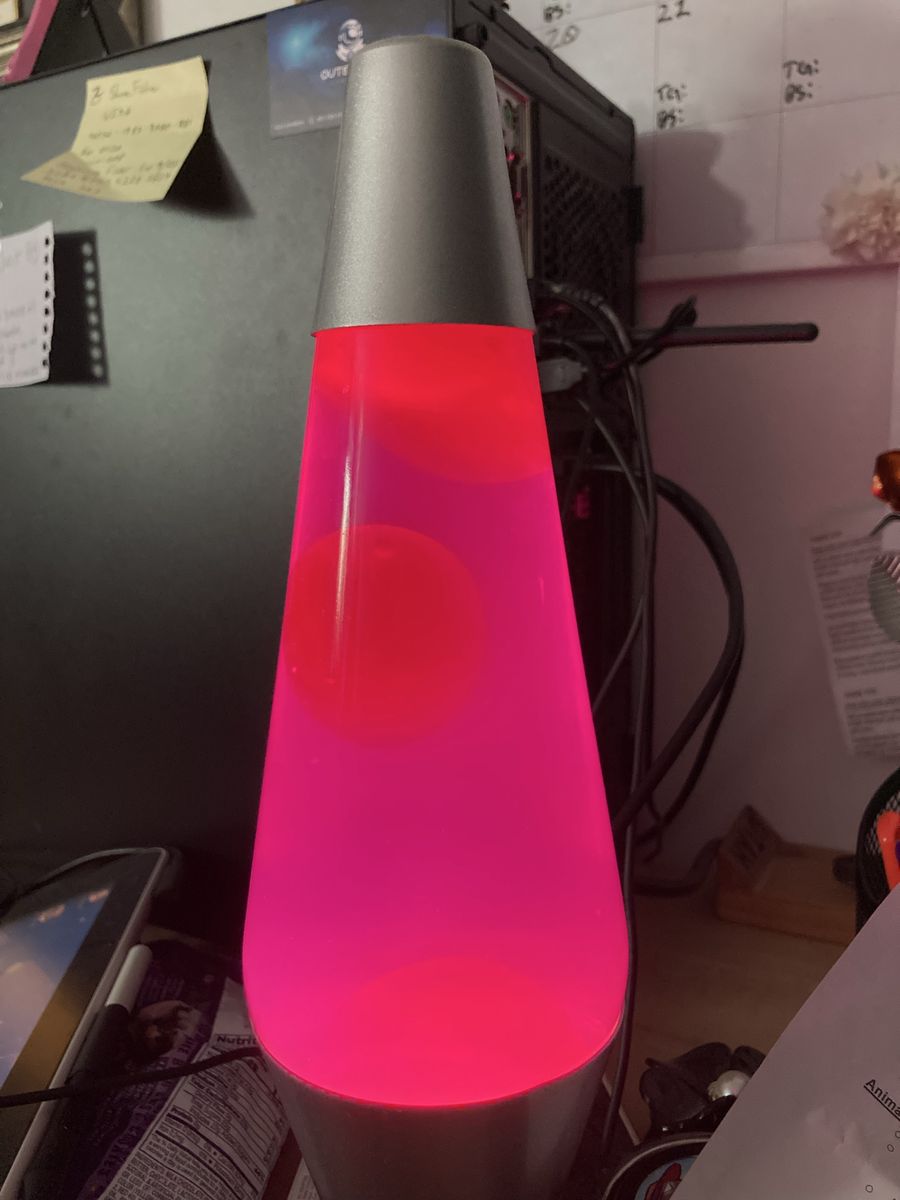 Pink And Purple Lava Lamp