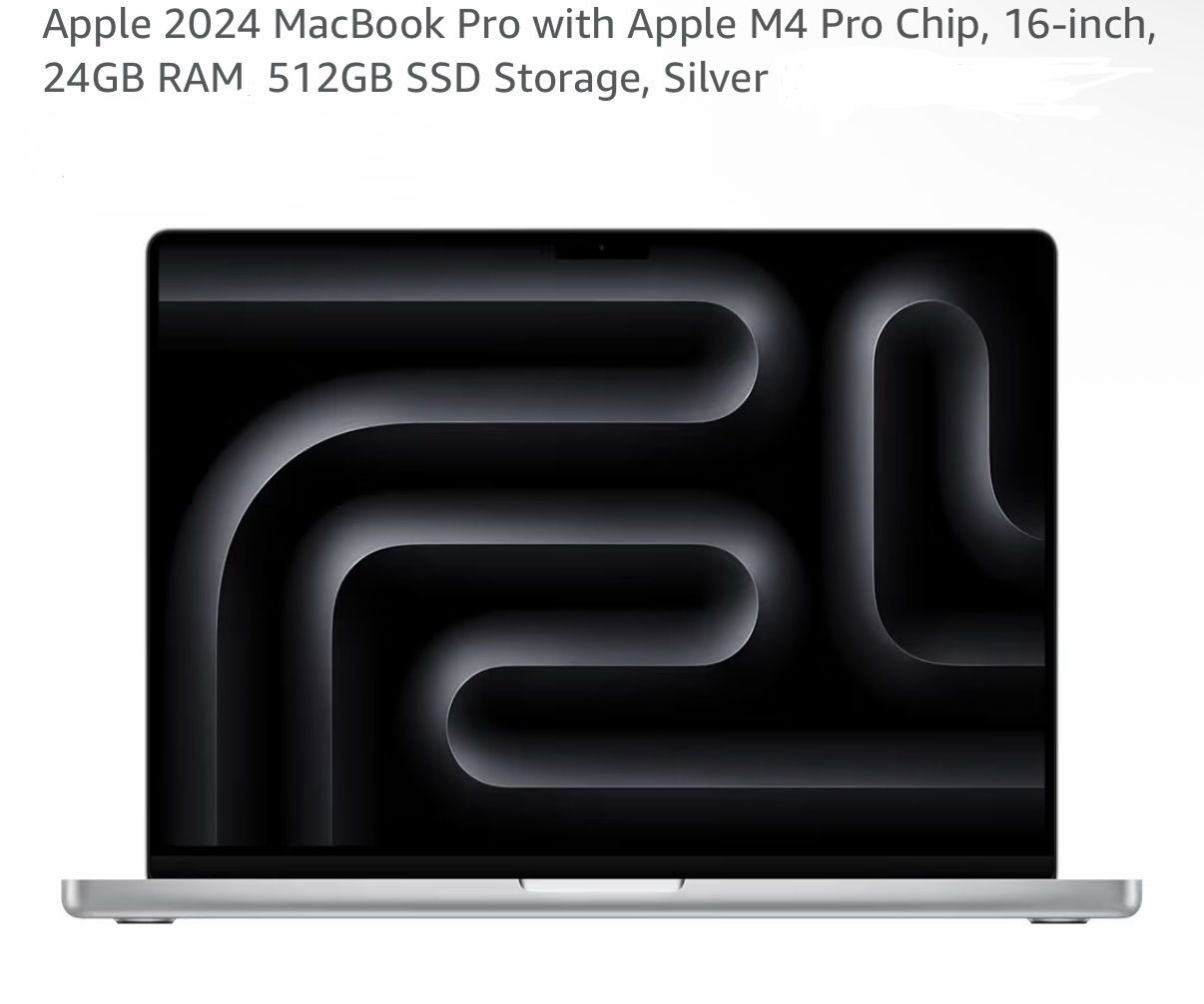 Apple MacBook Pro 16-inch with M4 Pro Chip • Silver