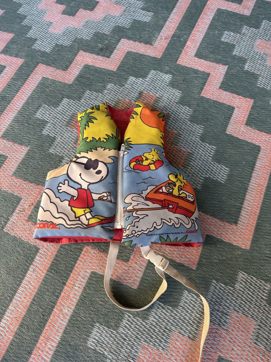 Classic! Peanut Snoopy Kids Life Vest Jacket
