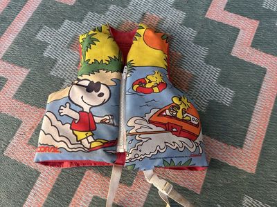 Classic! Peanut Snoopy Kids Life Vest Jacket