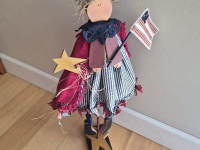 Folk Art 27" Figure - Standing Liberty Doll
