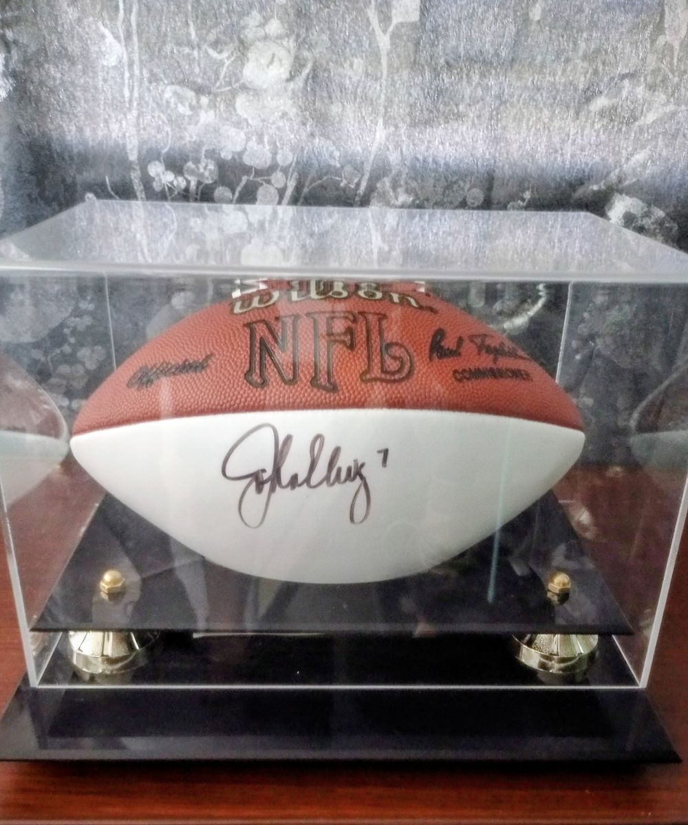 John Elway Signed Wilson Football