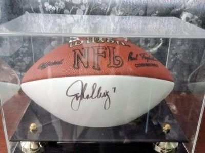 John Elway Signed Wilson Football
