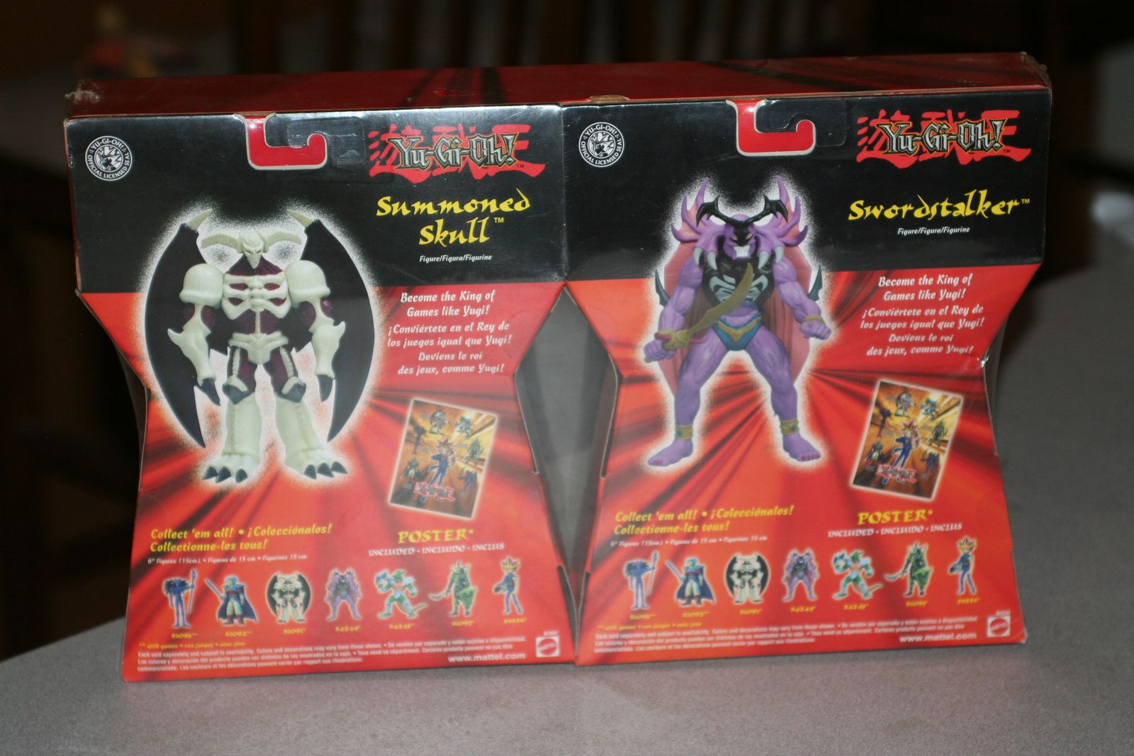 2002 2 gift-pack set 6 in  sword stalker & summoned skull