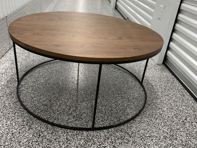 Circular Wooden Coffee Table